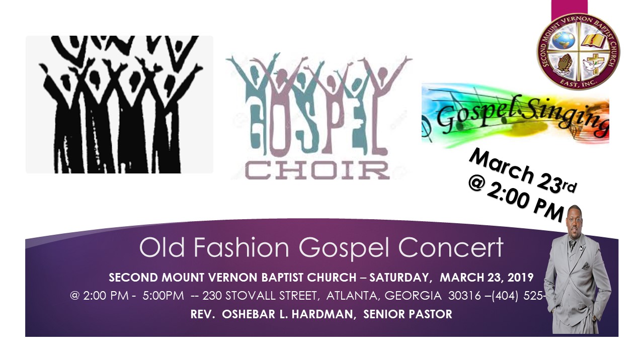 2nd Annual Old Fashioned Gospel Concert